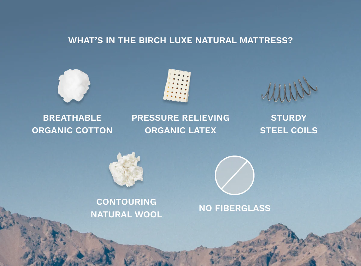 Birch Luxe Natural Mattress - Image 3