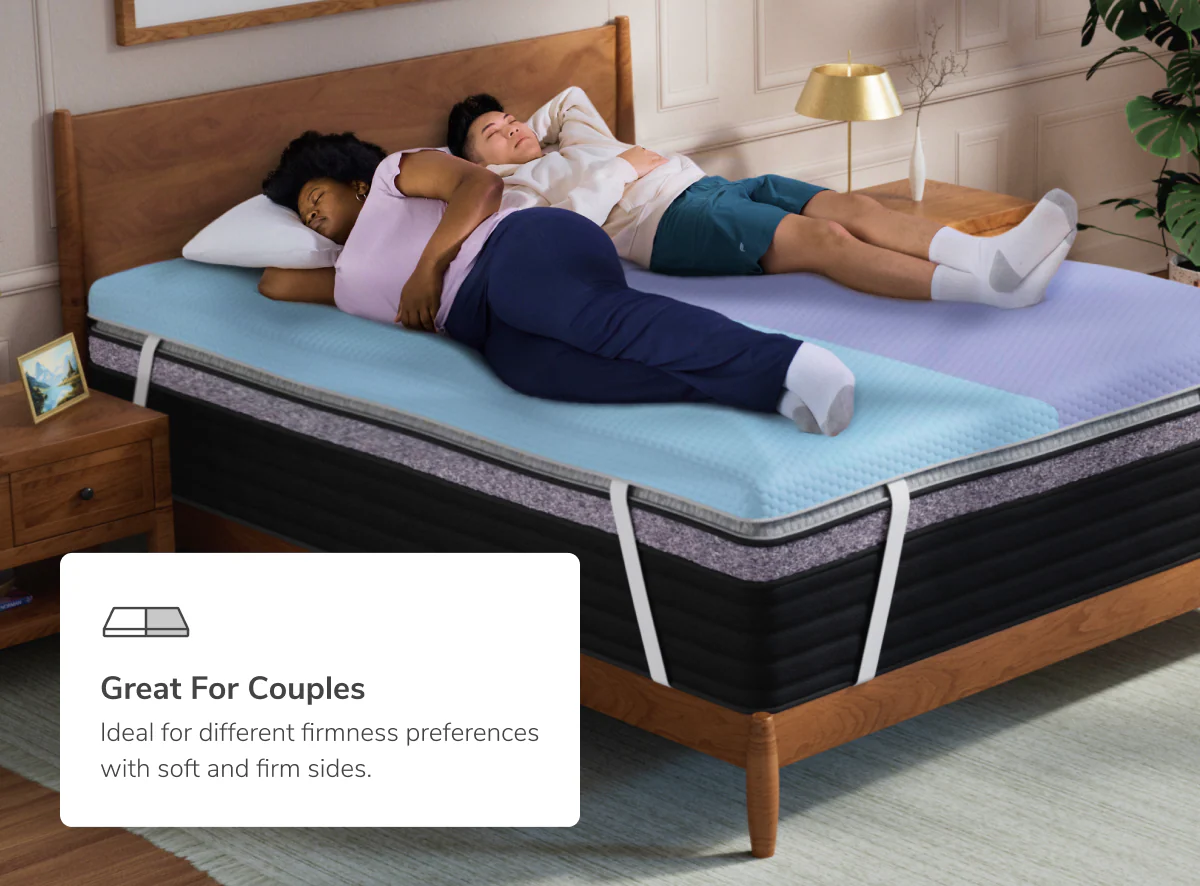 Helix Dual Comfort Mattress Topper with GlacioTex - Image 3
