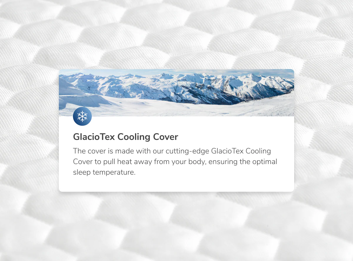 Helix Dual Comfort Mattress Topper with GlacioTex - Image 6