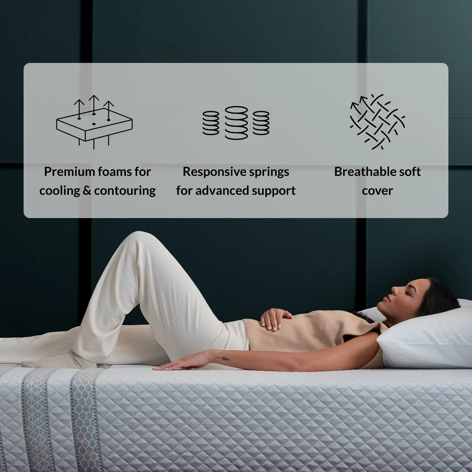 Leesa Sapira Hybrid Mattress - Image 4