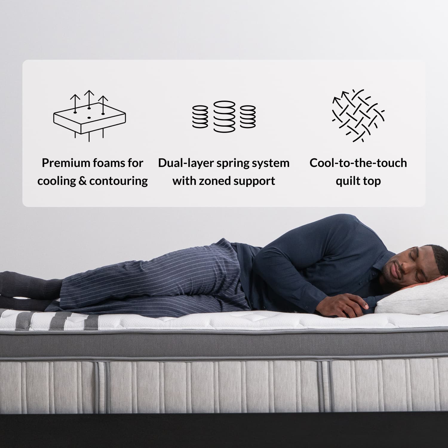 Leesa Legend Chill Hybrid Mattress - Image 4