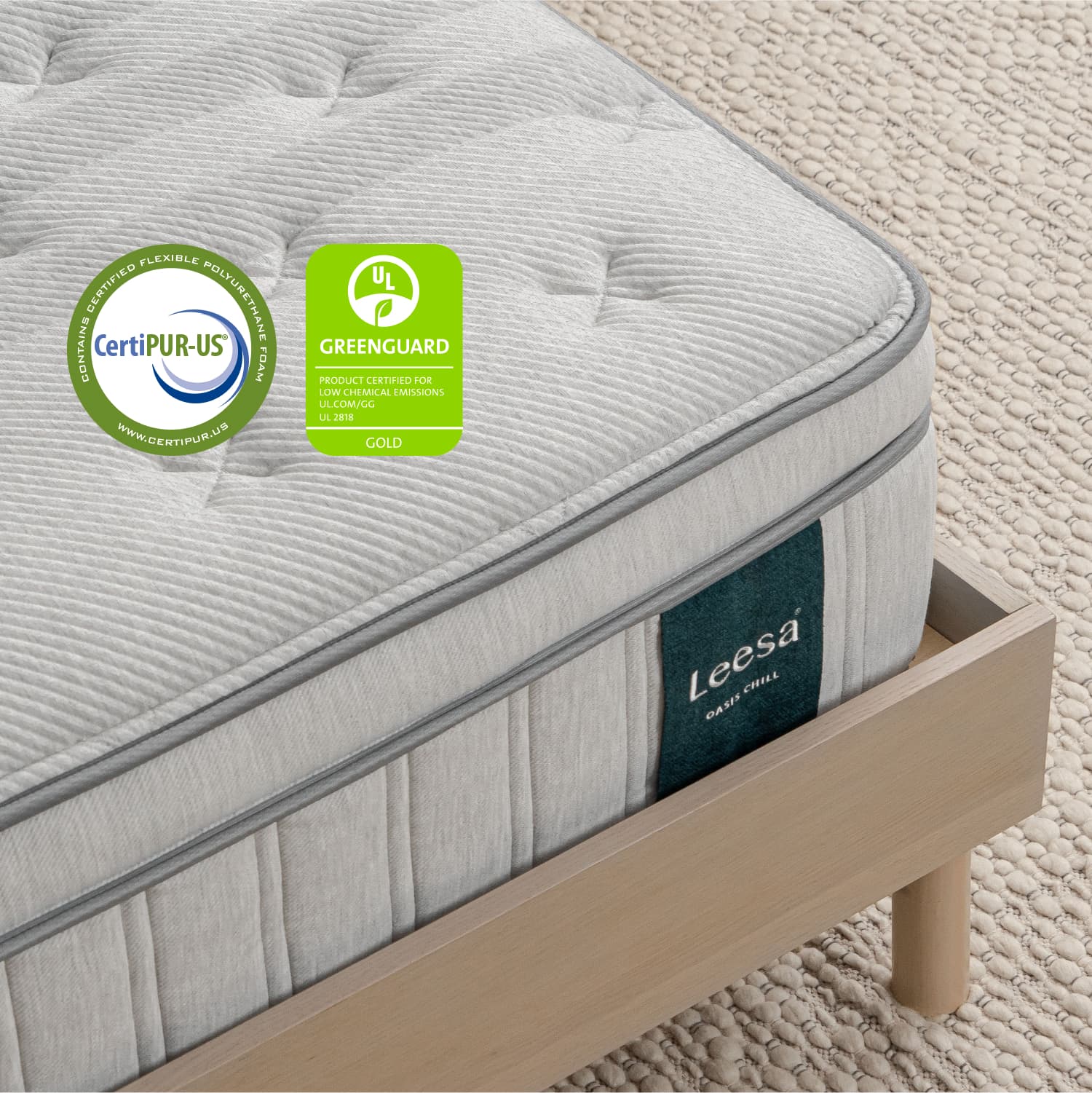 Leesa Oasis Chill Hybrid Mattress - Image 6